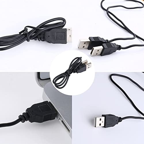 U - M USB 2.0 muški na muški konektor za proširenje Adapter kabl za prenos podataka za Smart Phone / Pc-Crna 400mm Deft i mode