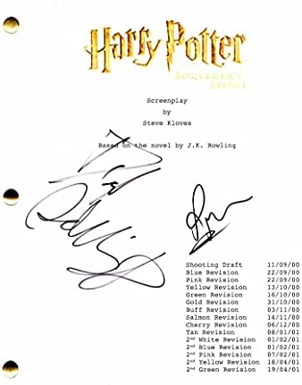 Daniel Radcliffe & Rupert Grint Cat Lopt Autograph - Harry Potter i čarobnjački kamen puni