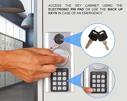 Durabox 110 ključevi Čelični Sef sa digitalnom bravom-kutija za skladištenje elektronskog ključa za uštedu