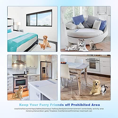 SEERWAY Scat podloga za kućne ljubimce u zatvorenom prostoru, jastučići za udarce za pse i mačke, električna