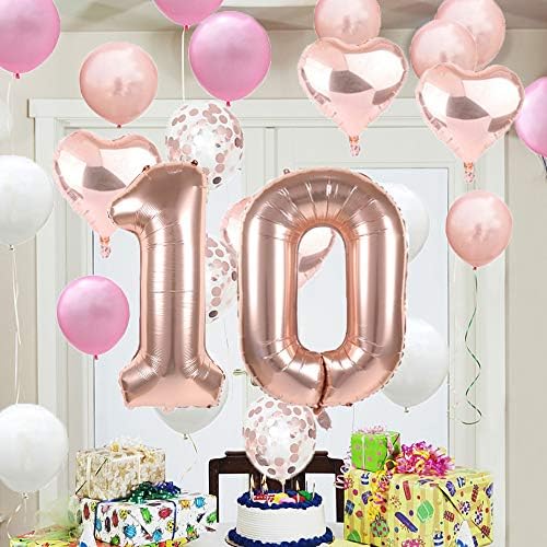 Sweet 10th rođendan balon 10. rođendan ukrasi HAPRY 10. rođendana Dobavljači za rođendu 10 folija