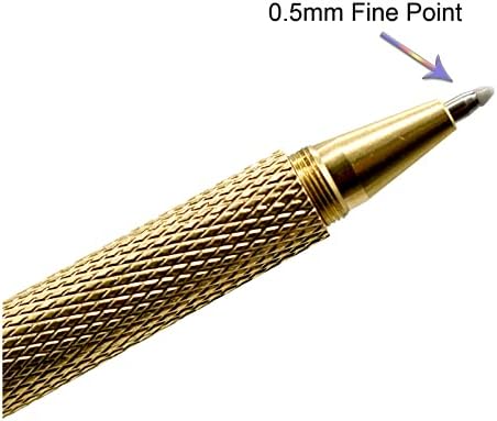 Lopenle 1 kom. Čvrsti mesingani olovka lav olovke klasična metalna olovka Heavy lav lavov olovka