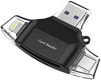 BoxWave Smart Gadget kompatibilan sa Alienware X17 R2 VR Ready Gaming Laptop-Allreader čitač SD kartica, čitač microSD kartica SD Compact USB-Jet Black