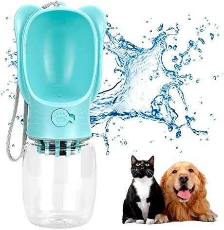 Purrfectpaws prijenosni filter za vodu s aktivnim ugljem za psa, dispenzer za vodu za štene, hranilica