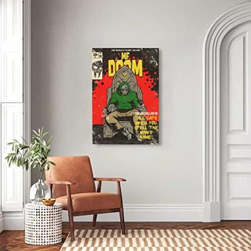 MF DOOM Poster reper posteri za sobu estetski platno zid dekor slika štampa 12x18inch Neuramljen