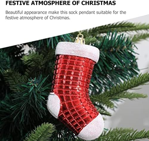 Prettyzoom Božićne čarape Personalizirani praznični čarapi Božićni ukrasi za obiteljski odmor Xmas