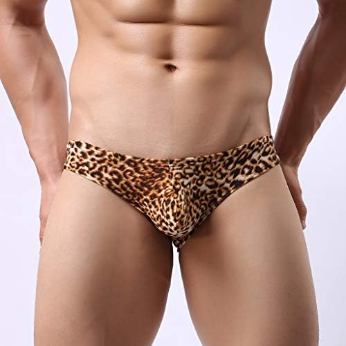 2023 NOVO Donje rublje Visoki profil Leopard Print Muška seksi seksi donje rublje Niski struk muške donje
