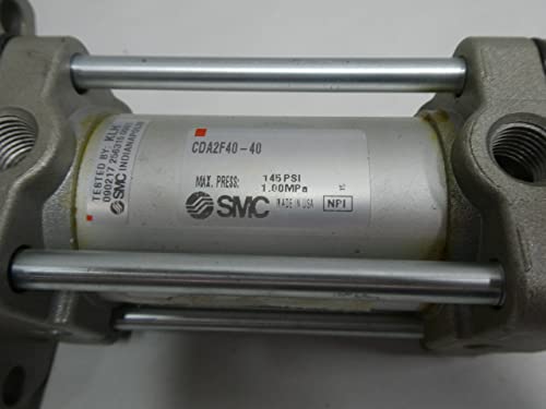 SMC CDA2F40-40 40in 1 / 4in 145psi 40mm dvostruko djelovanje pneumatskog cilindra