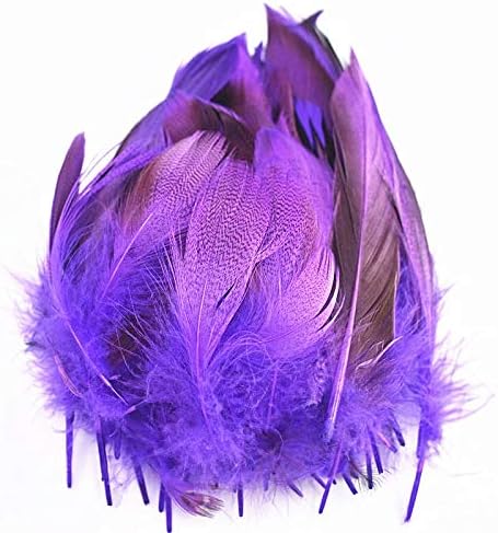 Zamihalla prirodno obojeno pačje pero 100pcs / lot 8-15cm DIY perje za zanate dekor šivaći pribor za vjenčanje
