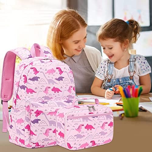 CAMTOP ruksak za djecu, ruksak za predškolsku djecu sa kutijom za ručak za djecu u vrtiću Školska