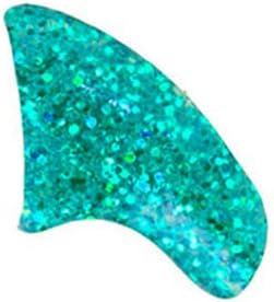 Lijepe kandže 60 komada meke kape za nokte s ljepilom za mačje kandže - Mermaid Glitter Small