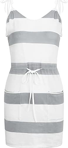 Fqzwong Ležerne haljine za žene ljeto 2023 elegantna zabava Boho Bodycon sarafan seksi plaža Mini