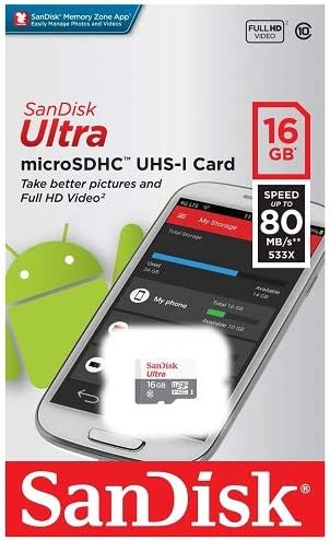 SanDisk Ultra 16GB microSDHC UHS-I memorijska kartica 25 paket klase 10 paket sa svime osim Stromboli 3.0