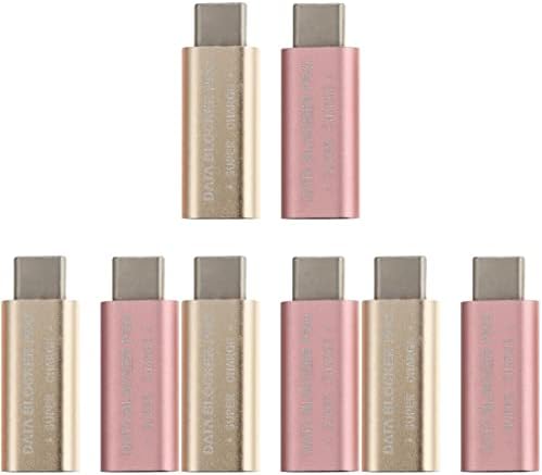 Solustre USB punjači 8pcs Charge- Ženski USB protiv naplate - adapter USB- C Promjena blokatora konektora