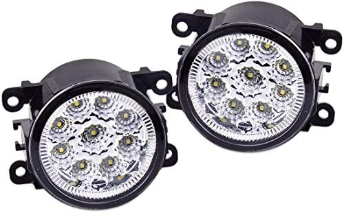 Beler 2 Pack LED svjetla za svjetlo za bijelu mahu u kutiji za Acura Honda Ford Nissan Lincoln Jaguar Subaru
