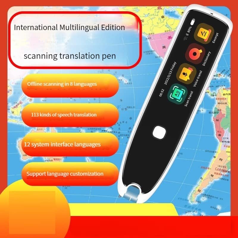 Prevoditeljski uređaj, olovka za skeniranje prijevoda za disleksiju tekst u govor, prijevod fotografija,