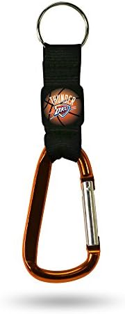 NBA Navi-Biner Carabiner Key Chainnba Navi-Biner karabiner lanac ključa, crvena, crna, 7,25 x