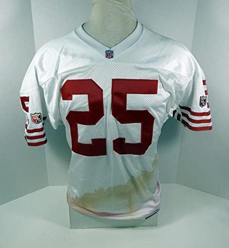 1995 San Francisco 49ers Eric Davis 25 Igra izdana Bijeli dres 44 DP30201 - Neincign NFL igra rabljeni