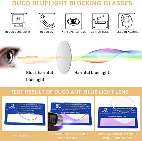 DUCO Superlight Blue Light blokiranje računara za čitanje video i naočara za igre Dc5208