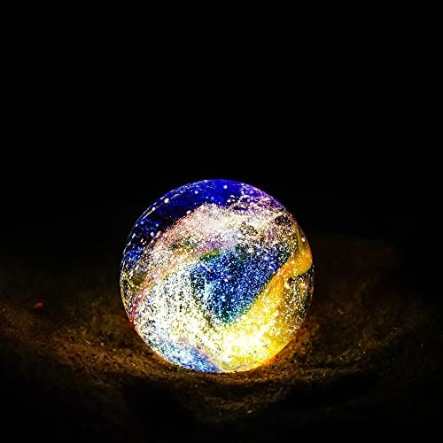 60 mm Kristalni ljekovita sfera kvarc sa LED lakom bazom i kristalima sa sedam zvjezdica zacjeljivanje