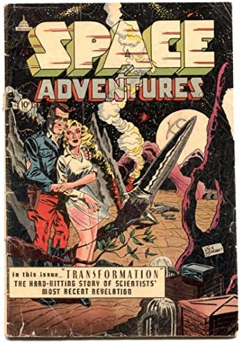 Svemirske avanture 7 1953-promjena spola-priča o transformaciji - rijedak Charlton G+