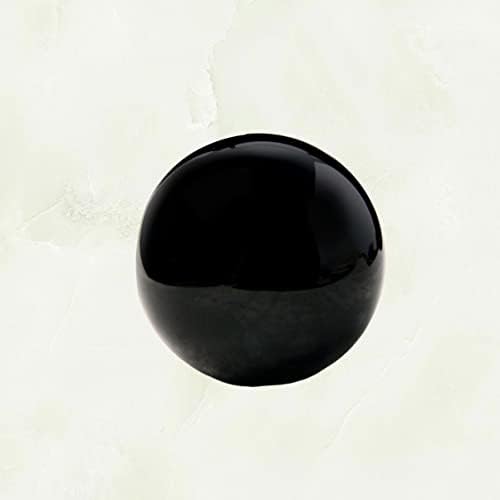 1pc Crna kristalna ljekovita cm prirodna dekoracija i izvrsna feng shui kugla ukrasna dekoracija uredskog