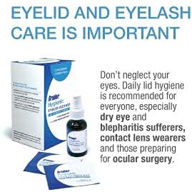 Higijenski paket kapka i laha | Bruder Single Eye i Bruder Eyelid za čišćenje za čišćenje eyelida