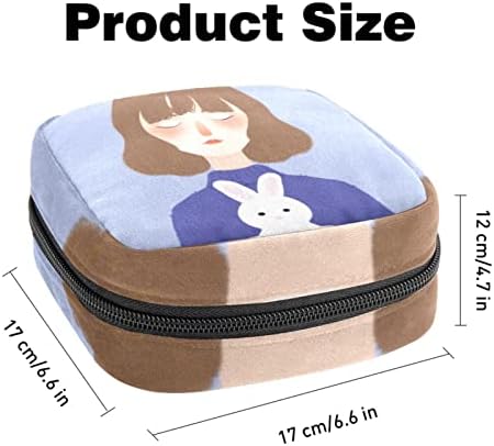 ORYUEKAN torba za odlaganje higijenskih uložaka, torbica za menstrualne čašice prijenosni higijenski ulošci ulošci za odlaganje ženske menstruacijske torbe za tinejdžerke Žene dame, djevojke i Zeke Crtić moderno