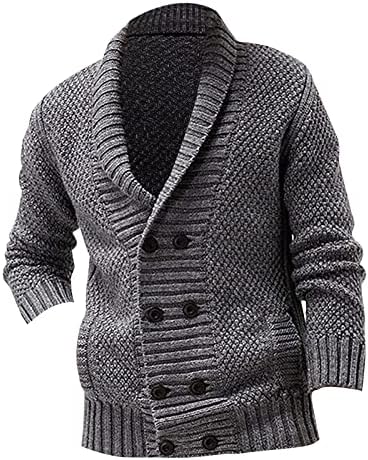 Jakne za muškarce Jesen i zimski muški modni kardigan topla jakna s kapuljačom džemper jakne