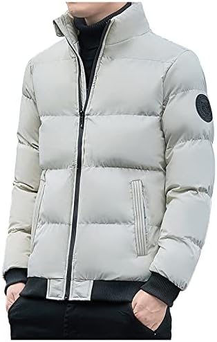 UOFOCO Plaža Zima modni kaput dugih rukava Gents plus veličina jakna od runa labava dugme za ugradnju u solidnu