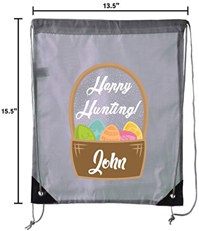 Personalizirani uskršnji cinch torbe, Uskršnji ruksaci za košare, Custom poklon Cinch torbe