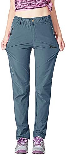 Rdruko Ženske planinarske pantalone na otvorenom lagane suve suhe vodootporne putne hlače sa džepovima