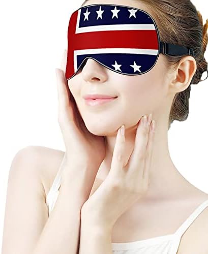 USA Nordic zastava za oči za oči za spavanje za spavanje sa podesivim blokovima kaiševa svijetlo