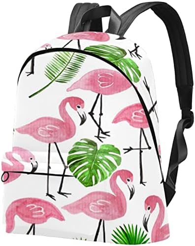 VBFOFBV ruksak za ženske pantalonske bakpa za laptop Travel Casual Torba, Flamingo Monstera