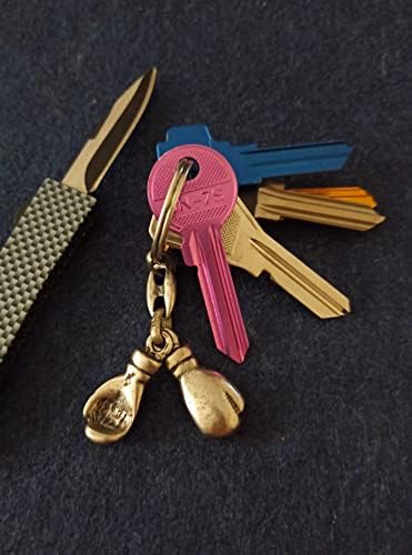 Dual pack borilačke umjetnosti bokseri metalni oksid boja tipka za ključeve ključa za ključeve