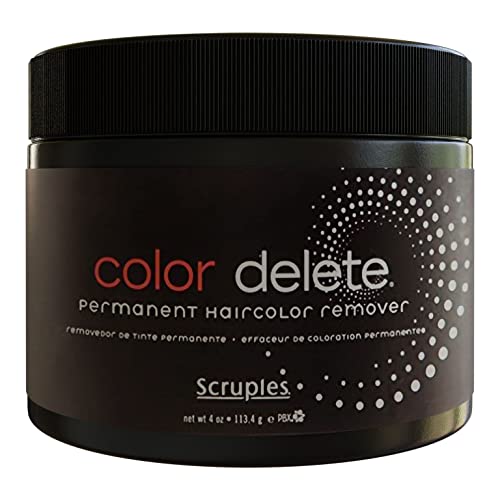 Skrupule za brisanje boje trajno uklanjanje boje kose - jednostavna alternativa Izbjeljivaču za uklanjanje boje
