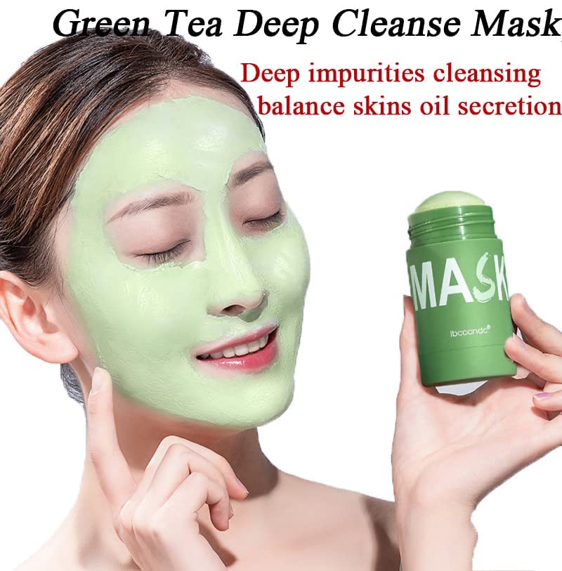 Nkicaw Reetata maska za dubinsko čišćenje od zelenog čaja, 2/4 kom štapić maske od zelenog čaja,
