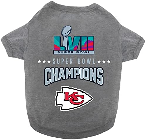 NFL 2023 Super Bowl LVII prvenstvo Kansas Chiefs majica za kućne ljubimce, izdržljivi sportski