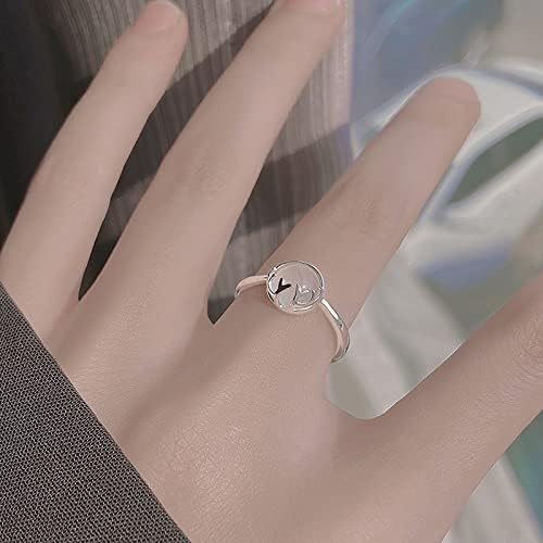 Jednostavna djevojka jelena Senior Day Dizajn Valentinova ima prsten za prsten za poklon luksuzne