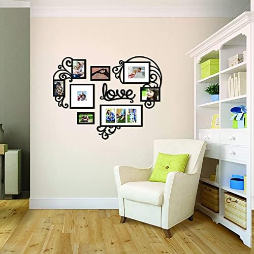 Set okvira za slike na naljepnici za zidnu umjetničku dekoraciju u porodičnom dnevnom boravku i spavaćoj
