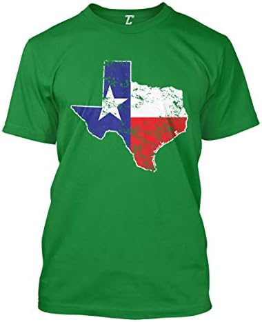 Mapa Texas State Flag - USA muška majica