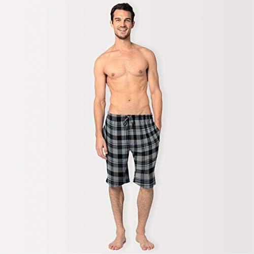Andrew Scott Muška 3 paketa lagana pamučna Flanelska meka četka od flisa tkana pidžama / Lounge šorc za