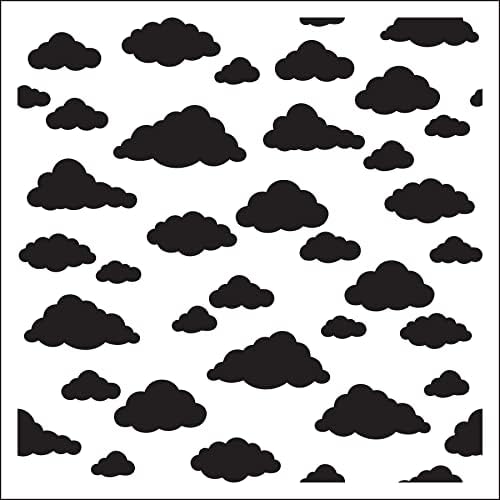 Kreativni izrazi oblaci šablona 6X6