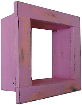 Kvadratni režijski okvir za drvo / drvenu sjenu - 12 x 12 - vruća ružičasta - ukrasna popričana nevoljena