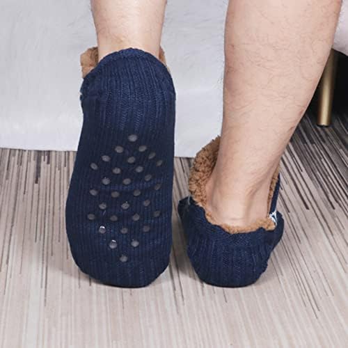 Muškarci Početna Papuče Socks Spradne čarape Pletene plišane tople tepihe Čarape za spavanje Najoči
