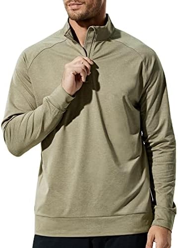 MIER Muška četvrtina pulover sa patentnim zatvaračem UPF 50+ Dugi rukav golf planinarenje trčanje atletske