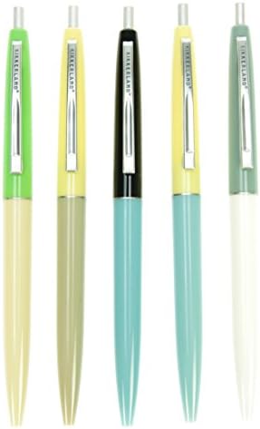 Kikkerland Retro olovke, set od 5, multi