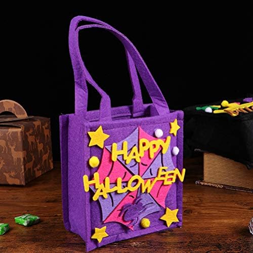 Hemoton Halloween Candy Bags Felt Basket Halloween Goody Bags Prenosive Torbe Za Odlaganje