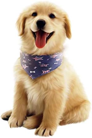 Pas za pranje bandanas bibs američka zastava kvadratni pas kierchief Neovisnosti Dan pasa ovratnik