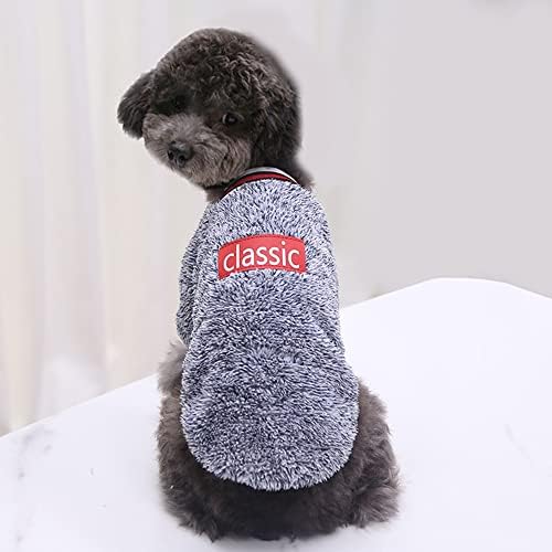 Flannel Classic PET džemper za štenad za male pse zima topla za pse, mekani džemper za pse Modni